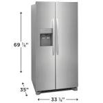 Frigidaire 22.3 cu ft Stainless Steel Refrigerator