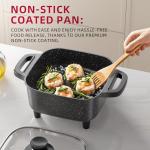 AORAN Nonstick Electric Frying Pan with Lid