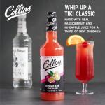 Collins Hurricane Cocktail Mixer with Passion Fruit
