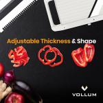 Vollum Japanese Mandoline Slicer with Steel Blades