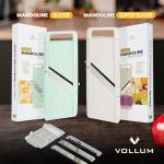 Vollum Japanese Mandoline Slicer with Steel Blades