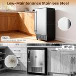 Coolake 15” Ice Maker - 80lbs/Day Capacity