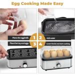 Electric Egg Cooker – Cooks 8 Eggs Easily