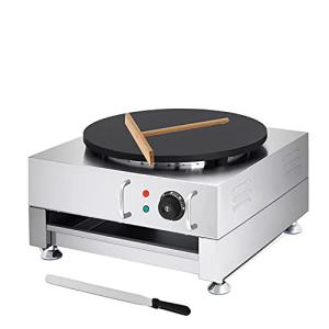 16-Inch Electric Crepe Maker with Spreader and Spatula