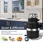 Trifecte 1 HP Quiet Continuous Feed Garbage Disposal