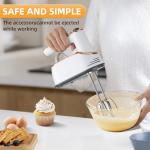 5-Speed Electric Hand Mixer with Turbo Boost