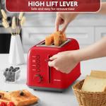 BUYDEEM DT620 Retro Stainless Steel 2-Slice Toaster