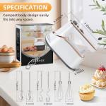 5-Speed Electric Hand Mixer with Turbo Boost