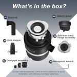 Trifecte 1 HP Quiet Continuous Feed Garbage Disposal