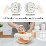 GENICOOK 5-in-1 Vegetable Chopper and Slicer