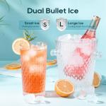 BREEZOME Portable Ice Maker with Self-Cleaning Feature