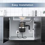 Trifecte 1 HP Quiet Continuous Feed Garbage Disposal