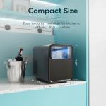 BREEZOME Portable Ice Maker with Self-Cleaning Feature