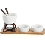 Sizikato White Chocolate Fondue Set with Accessories