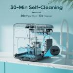 BREEZOME Portable Ice Maker with Self-Cleaning Feature
