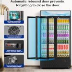 Commercial 30.3 Cu.Ft. Beverage Cooler with Glass Door