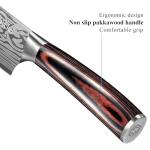 Sunnecko 7” Nakiri Knife - Razor Sharp Design