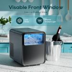 BREEZOME Portable Ice Maker with Self-Cleaning Feature