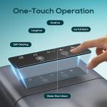 BREEZOME Portable Ice Maker with Self-Cleaning Feature