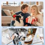 Cordless Electric Spin Scrubber with 4 Brush Heads