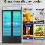 Commercial 30.3 Cu.Ft. Beverage Cooler with Glass Door