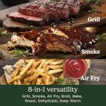 Cuisinart 8-in-1 Portable Electric Grill & Smoker