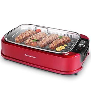 Techwood 1500W Smokeless Electric Indoor Grill