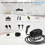Powerful Handheld Steam Cleaner with 15 Accessories