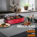 Techwood 1500W Smokeless Electric Indoor Grill