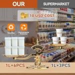 DWSZRWL Probiotic Yogurt Maker with 6 Cups