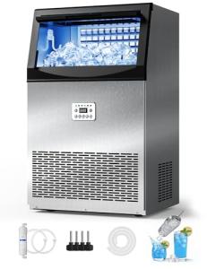 Commercial Ice Maker Machine with Large Storage Capacity