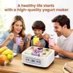 DWSZRWL Probiotic Yogurt Maker with 6 Cups