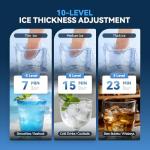 Commercial Ice Maker Machine with Large Storage Capacity