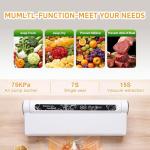 Vacuum Sealer with Strong Suction and Timer
