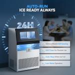 Commercial Ice Maker Machine with Large Storage Capacity