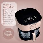 Blush 5.5Qt Digital Air Fryer with 8 Presets