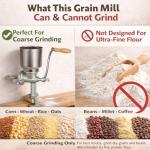 Vietora Eud Heavy-Duty Manual Grain Mill Grinder