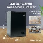 Igloo 3.5 Cu. Ft. Chest Freezer - Black
