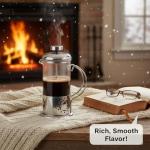 BNYD 12 oz Single Serve French Press Coffee Maker