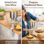 Vietora Eud Heavy-Duty Manual Grain Mill Grinder