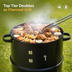 ROVSUN 18 Inch Multi-Layer Charcoal Smoker Grill