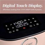 Blush 5.5Qt Digital Air Fryer with 8 Presets