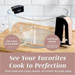 Blush 5.5Qt Digital Air Fryer with 8 Presets