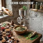 Vietora Eud Heavy-Duty Manual Grain Mill Grinder