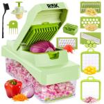 RüK 10-in-1 Veggie Chopper with 6 Blades