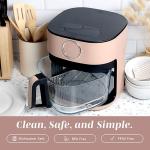 Blush 5.5Qt Digital Air Fryer with 8 Presets
