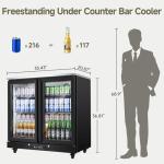BODEGACOOLER 7.7 Cu.ft Back Bar Beverage Cooler
