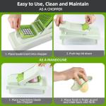 RüK 10-in-1 Veggie Chopper with 6 Blades