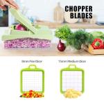 RüK 10-in-1 Veggie Chopper with 6 Blades