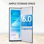 6 Cu Ft Upright Freezer with Reversible Door